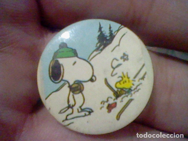 Pins de colecci&oacute;n: SNOOPY NIEVE ALPINISMO MONTA&Ntilde;ISMO  CHAPA ALFILER VINTAGE ORIGINAL 80&acute;S 2,5CMS