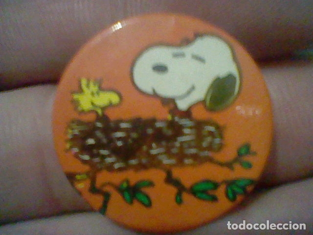 Pins de colecci&oacute;n: SNOOPY NI&Ntilde;O PAJARO CHAPA ALFILER VINTAGE ORIGINAL 80&acute;S 2,5CMS