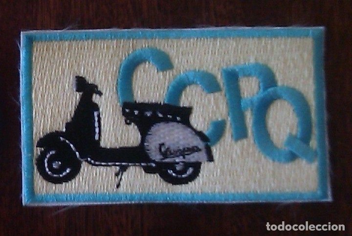 Pins de colecci&oacute;n: Peda&ccedil; termoadhessiu/parche termoadhesivo Trobada Vespa 2019 Casal C&iacute;vic Pere Quart -Scooterismo -