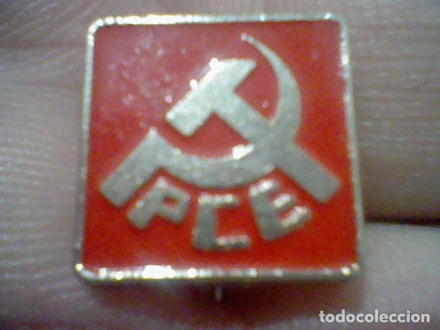 Pins de colecci&oacute;n: PCE COMUNISMO ESPA&Ntilde;OL POLITICO SINDICAL INSIGNIA ALFILER ORIGINAL A&Ntilde;OS 70 PINTURA