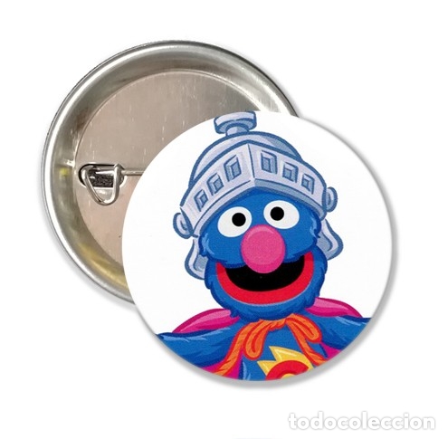 Pins de colecci&oacute;n: CHAPA ALFILER 38 MM - DIBUJOS - BARRIO SESAMO SUPER COCO