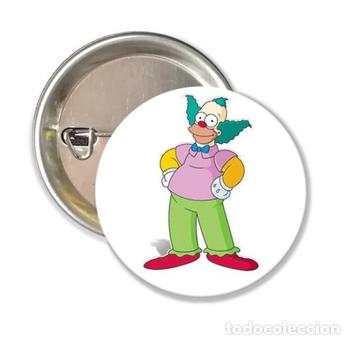 Pins de colecci&oacute;n: CHAPA ALFILER 38 MM - DIBUJOS - LOS SIMPSON THE SIMPSONS KRUSTY