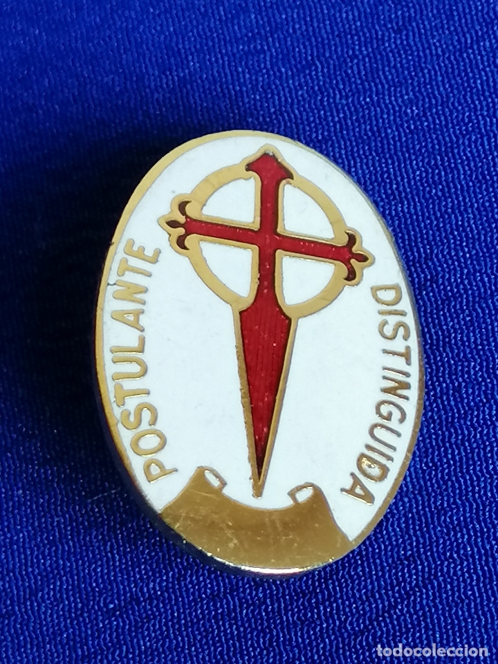 Pins de colecci&oacute;n: INSIGNIA POSTULANTE- DISTINGUIDA- ESMALTADA - Foto 2