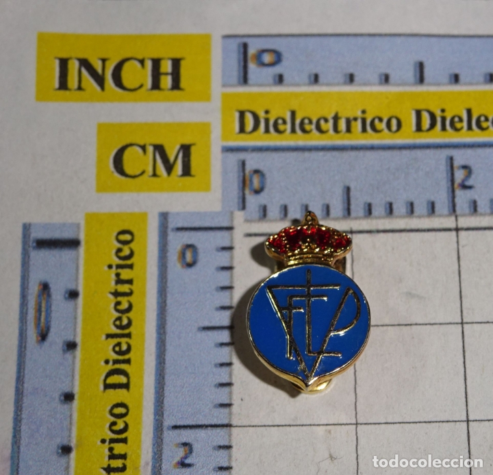 Pins de cole&ccedil;&atilde;o: INSIGNIA DE OJAL. DEPORTES. FFLVP FEDERACI&Oacute;N DE F&Uacute;TBOL INTERINSULAR DE LAS PALMAS. ISLAS CANARIAS.