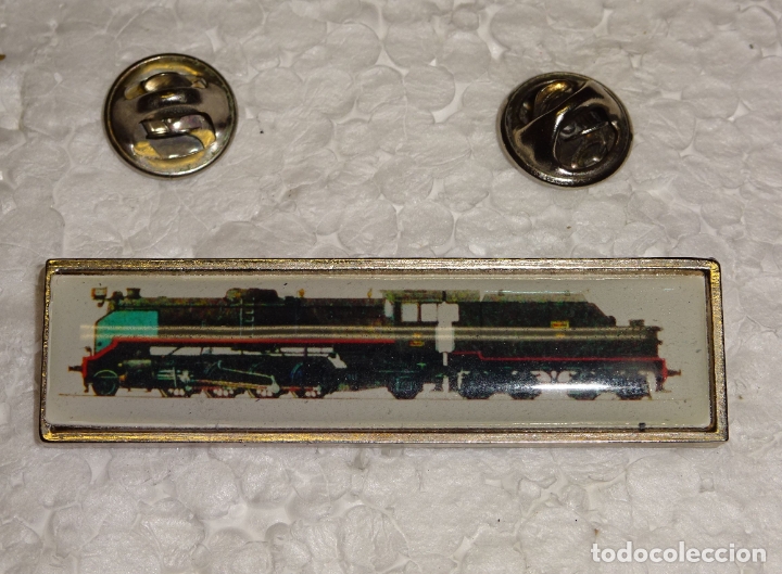 Pins de cole&ccedil;&atilde;o: PIN DOBLE DE TRENES FERROCARRILES. TREN LOCOMOTORA RENFE ESPA&Ntilde;A