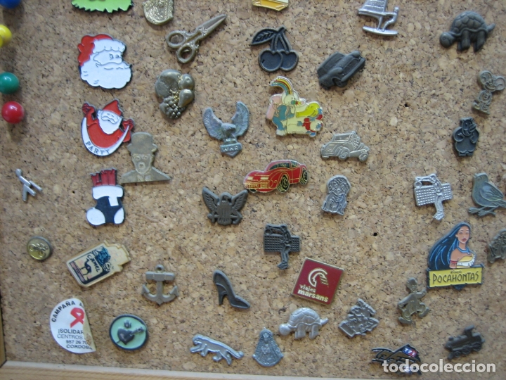 Pins de colecci&oacute;n: Lote de cuadro con pins - Foto 12