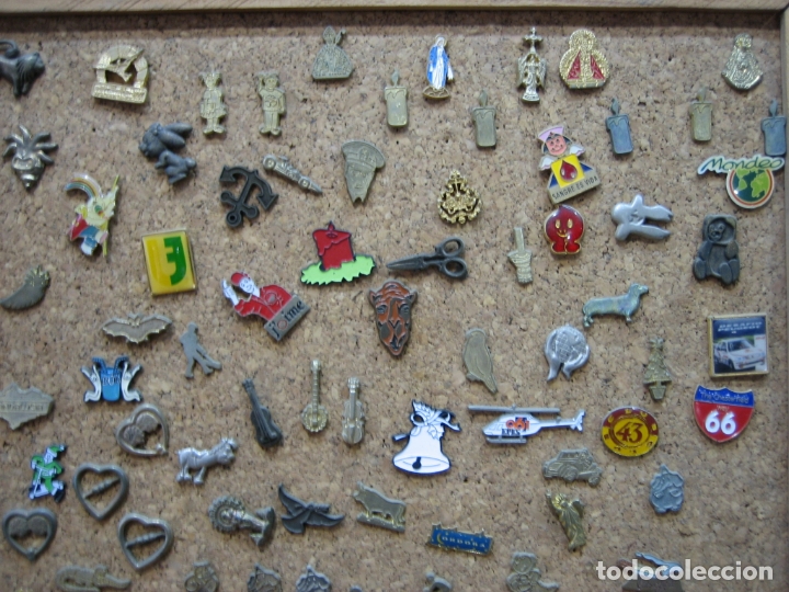 Pins de colecci&oacute;n: Lote de cuadro con pins - Foto 13