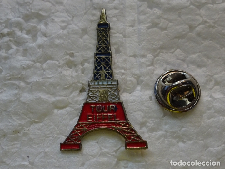 Sammlung von Pins: PIN DE TURISMO. TORRE EIFFEL BANDERA FRANCESA PARIS, FRANCIA