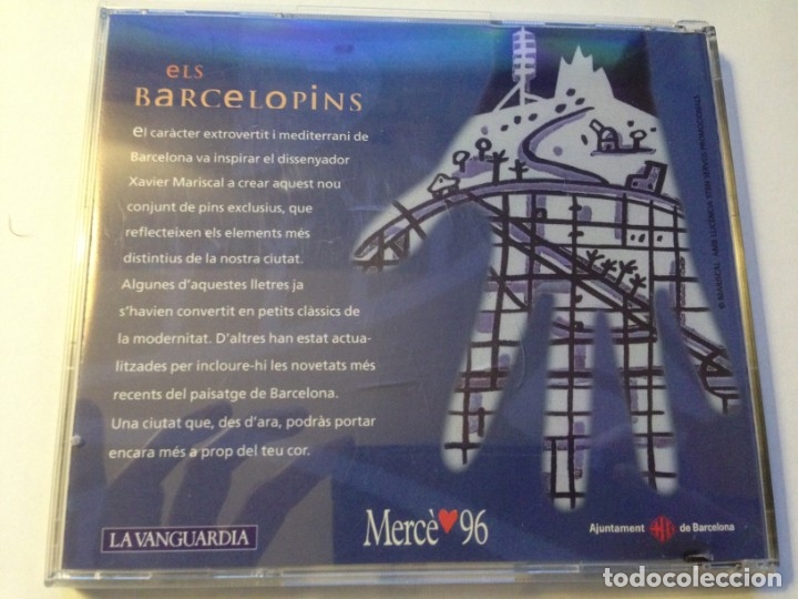 Pins de colección: COLECCIÓN 9 PINS BARCELONA - MERCÈ 96 - XAVIER MARISCAL - AJUNTAMENT BARCELONA - Foto 4 - 182788932