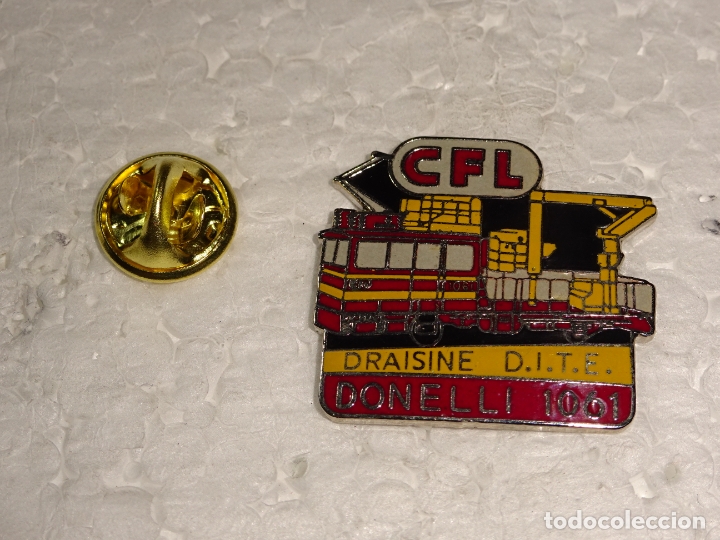 Sammlung von Pins: PIN DE TRENES FERROCARRILES. LUXEMBURGO. CFL DRAISINE D.I.T.E. DONELLI