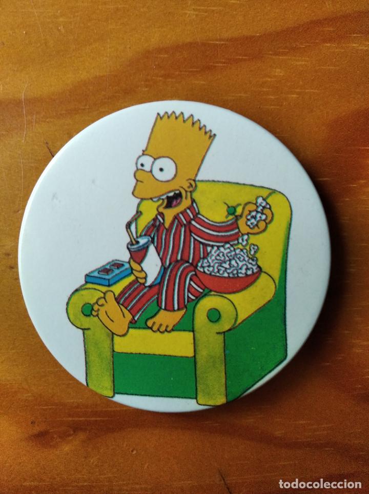 Pins de colecci&oacute;n: BART SIMPSON - LOS SIMPSON - CHAPA GRANDE ORIGINAL DE LOS 90'S