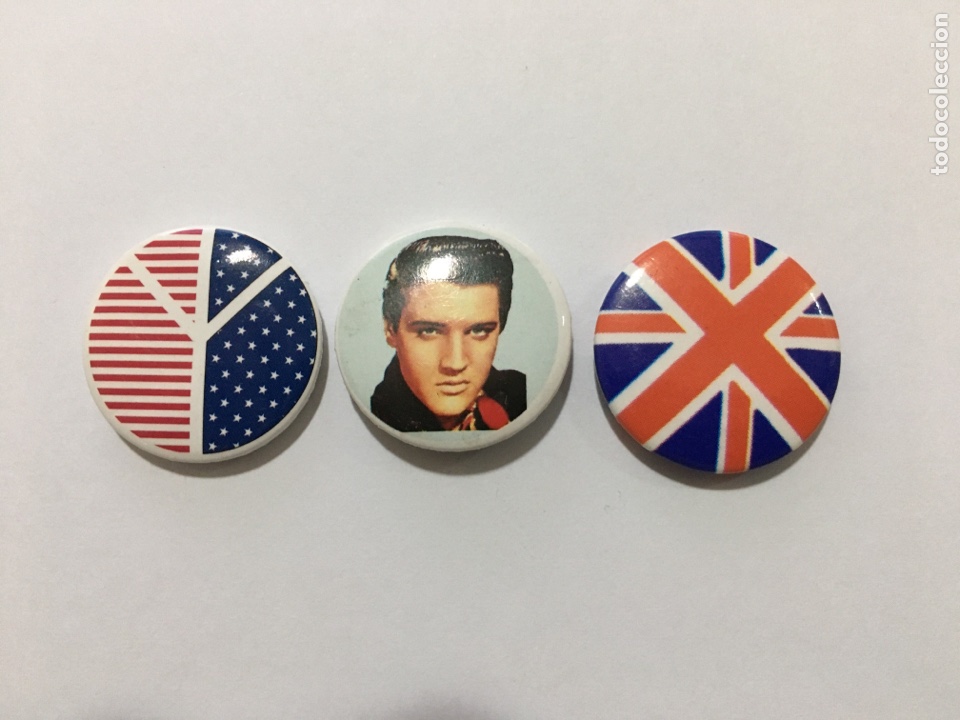 Pins de colecci&oacute;n: Pins Elvis presley, tres
