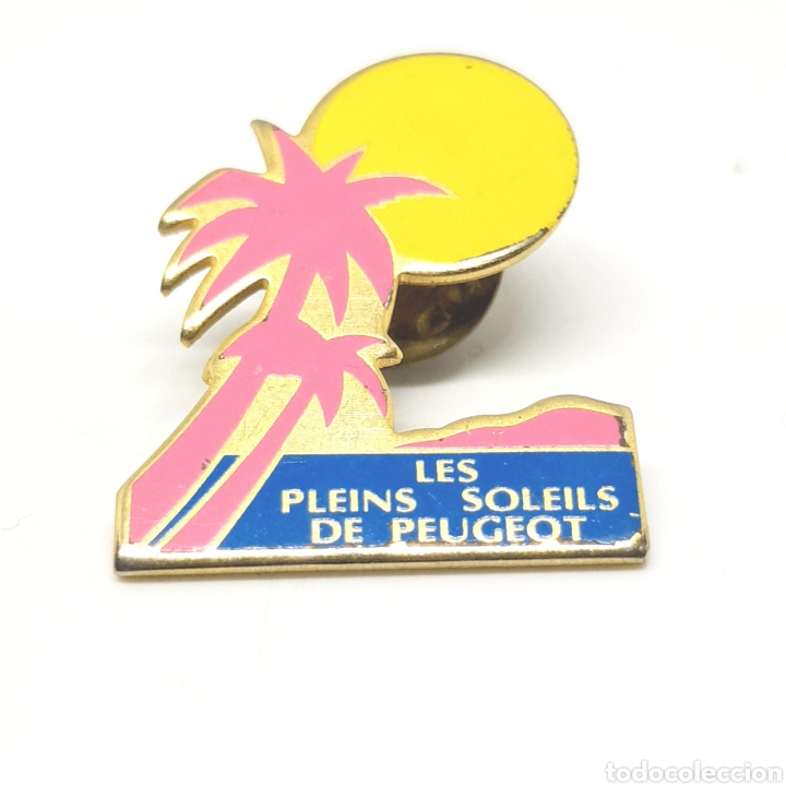 Pins de colecci&oacute;n: (C-P02) PIN PUBLICITARIO. LES PLEINS SOLEILS DE PEUGEOT