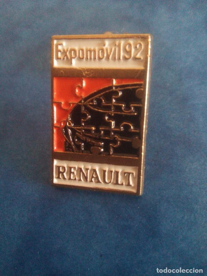 Pins de colecci&oacute;n: Pin Renault - Expom&oacute;vil 92 - Foto 1