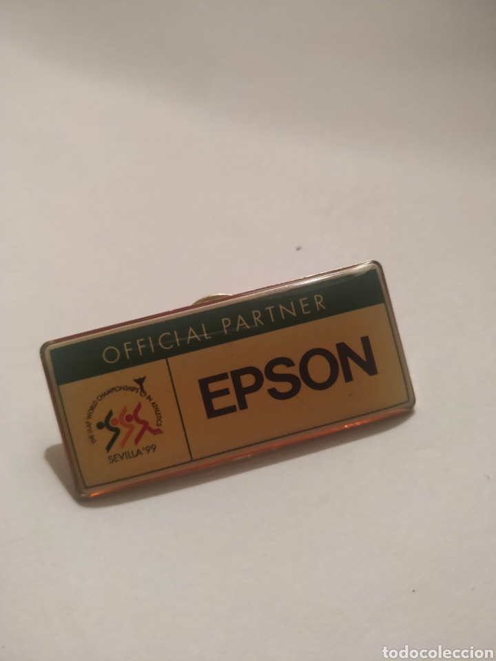 Sammlung von Pins: Pin IAFF World Championbships Atthletics campeonatos Atletismo Sevilla 1999 Epson patrocinador