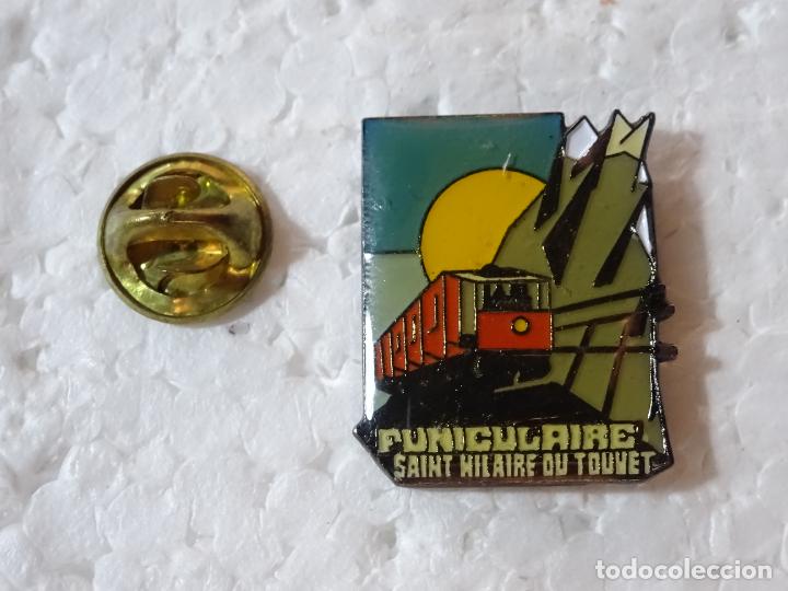 Pins de colecci&oacute;n: PIN DE TRENES FERROCARRILES. TREN LOCOMOTORA FRANCIA. FUNICULAR DE SAINT HILAIRE DU TOUVET