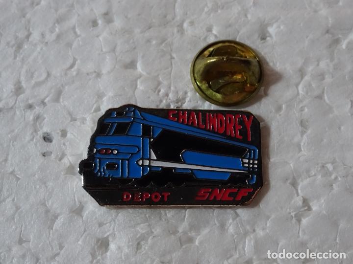 Pins de colecci&oacute;n: PIN DE TRENES FERROCARRILES. TREN LOCOMOTORA FRANCIA. SNCF CHALINDREY DEPOT