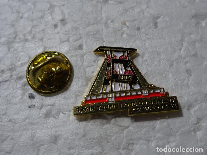 Pins de colecci&oacute;n: PIN DE TRENES FERROCARRILES. TREN LOCOMOTORA FRANCIA. TREN TUR&Iacute;STICO DE HAINAUT