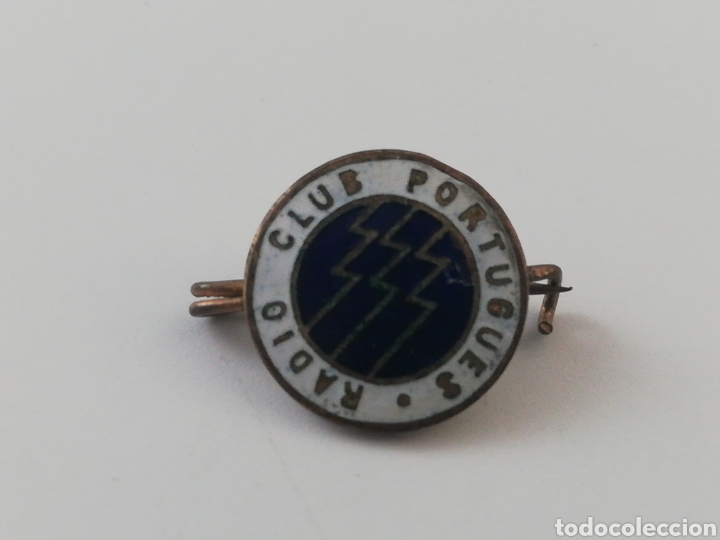 Pins de colecci&oacute;n: RADIO CLUB PORTUGUES ANTIGUA INSIGNIA DE AGUJA PIN.
