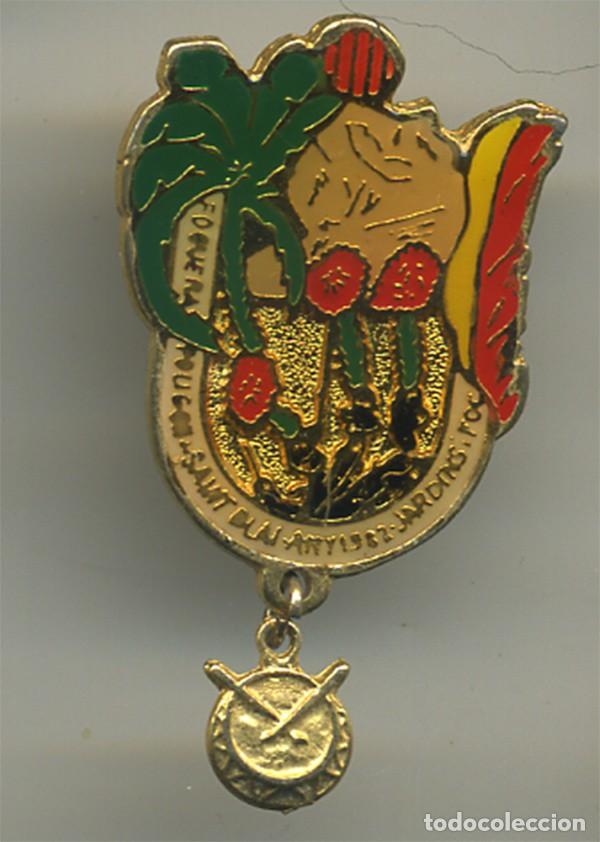 Pin's de collection: ALICANTE HOGUERA POLIGONO SAN BLAS JARDINES DEL FOC 1982 FOGUERES SANT JOAN