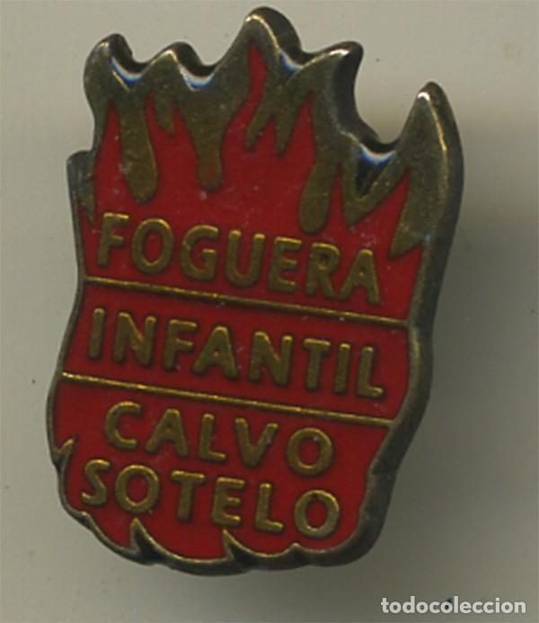 Pins de colecci&oacute;n: ALICANTE HOGUERA INFANTIL CALVO SOTELO OSCURO FOGUERES DE SANT JUAN