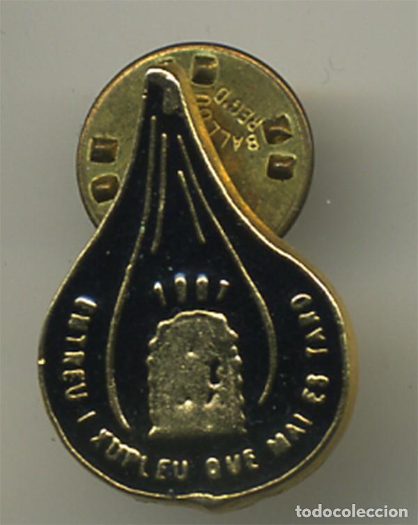 Collection pins: ALICANTE HOGUERA ENTREU I XUPLEU QUE MAI ES TARD 1987 PEQUE&Ntilde;O 2,2 CM FOGUERES DE SANT JUAN