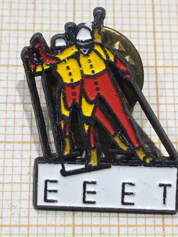 Pins de colecci&oacute;n: Pin Ski E E E T - Foto 2
