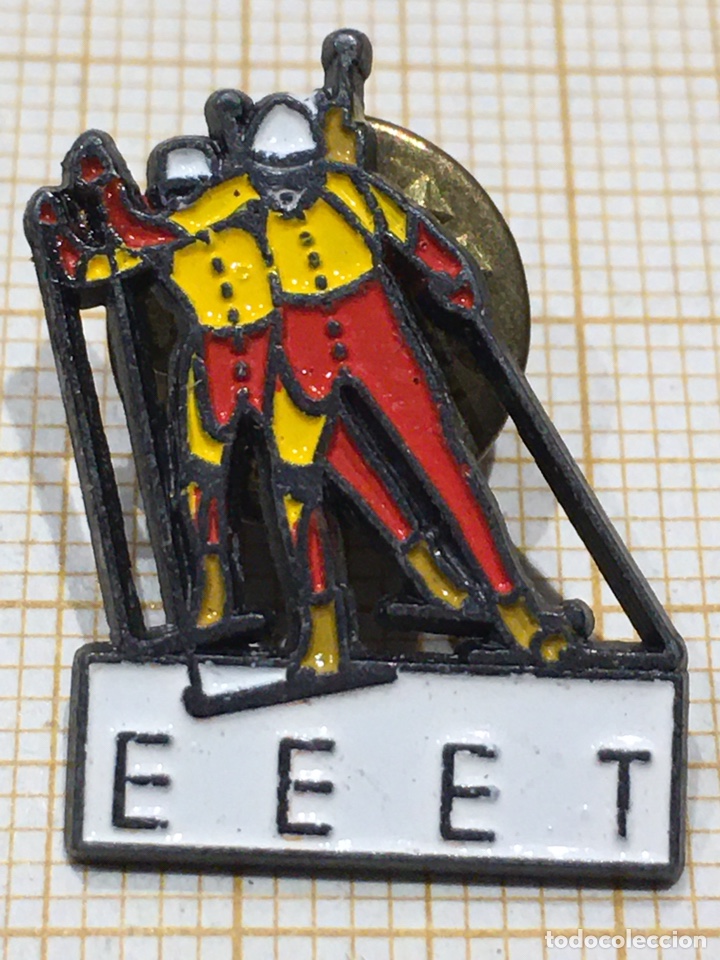 Pins de colecci&oacute;n: Pin Ski E E E T - Foto 1