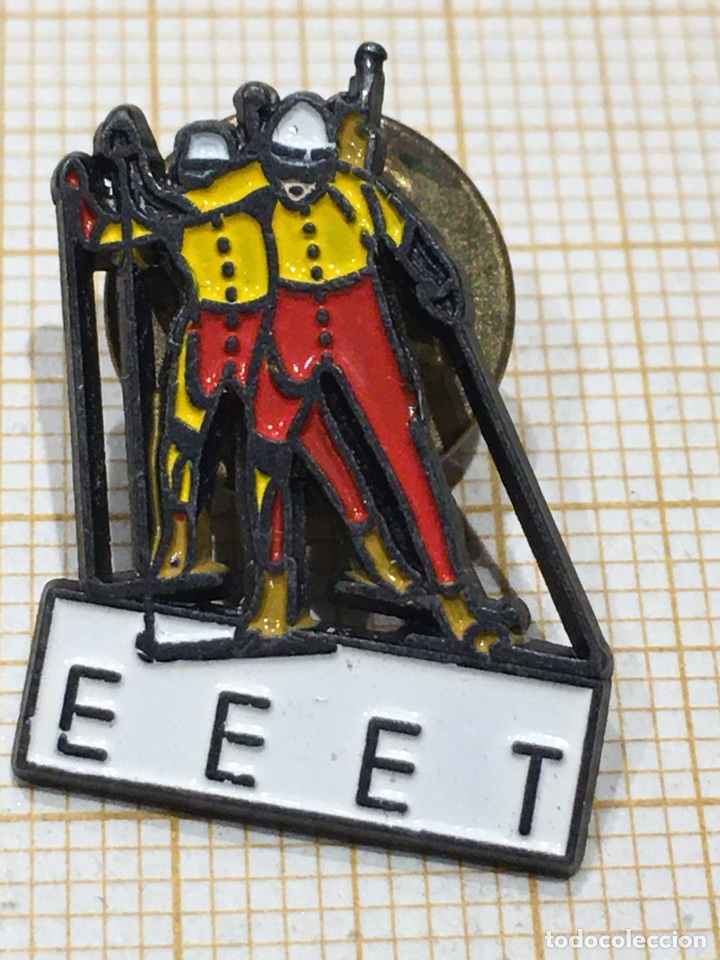 Pins de colecci&oacute;n: Pin Ski E E E T - Foto 1