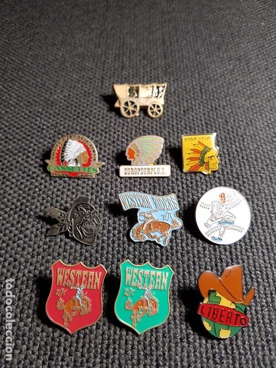 Pins de colecci&oacute;n: PINS DEL OESTE, FAR WEST O INDIOS Y VAQUEROS. - Foto 4