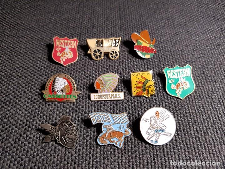 Pins de colecci&oacute;n: PINS DEL OESTE, FAR WEST O INDIOS Y VAQUEROS. - Foto 3