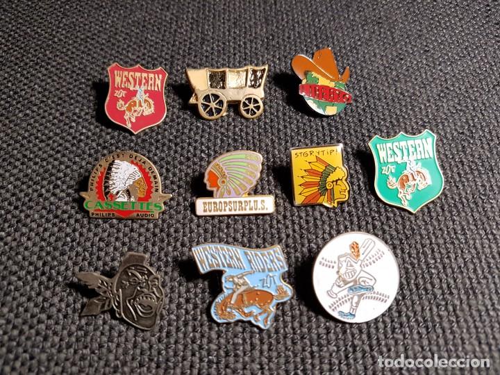 Pins de colecci&oacute;n: PINS DEL OESTE, FAR WEST O INDIOS Y VAQUEROS. - Foto 1