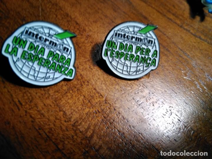 Pins de colecci&oacute;n: 2 pins Intermon, Un dia para la esperanza