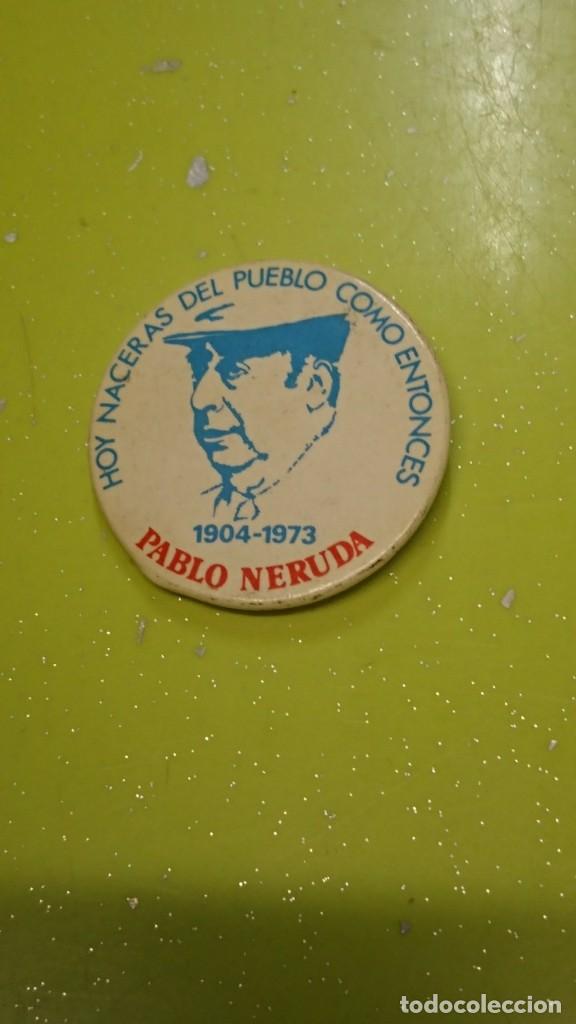 Pins de colecci&oacute;n: CHAPA, PIN, 4 CM, PABLO NERUDA