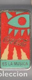 Pins de colecci&oacute;n: pin de clip cocacola es la musica  - coca-cola