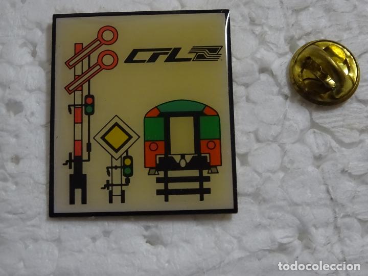 Collection pins: PIN DE TRENES FERROCARRILES. LUXEMBURGO. SE&Ntilde;ALES FERROVIARIAS CFL