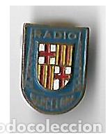 Pins de colecci&oacute;n: ANTIGUO PIN DE AGUJA   *-* RADIO BARCELONA  **