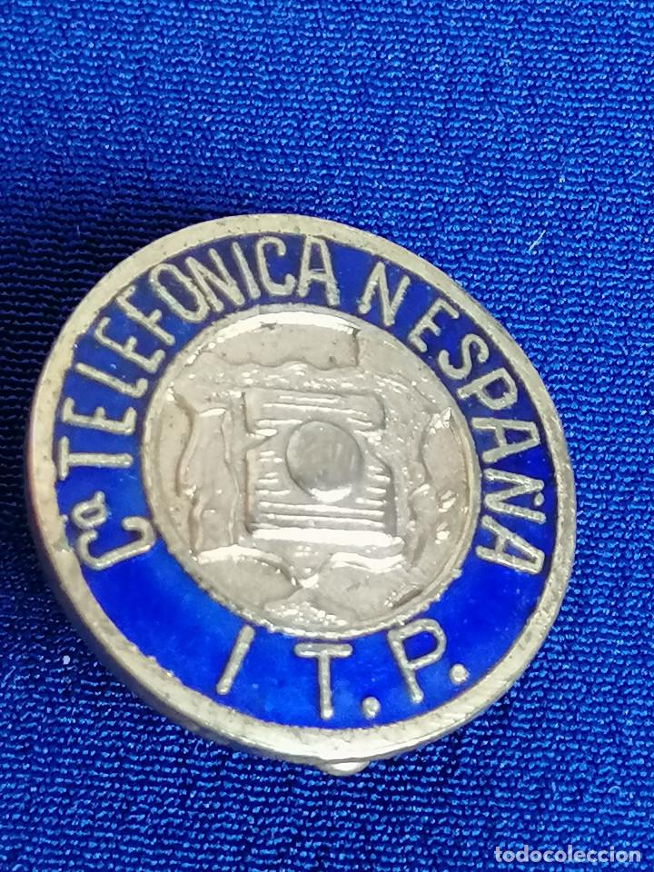 Pins de colecci&oacute;n: TELEFONICA ESPA&Ntilde;A ITP (ANTIGUA DE ALFILER) - Foto 2