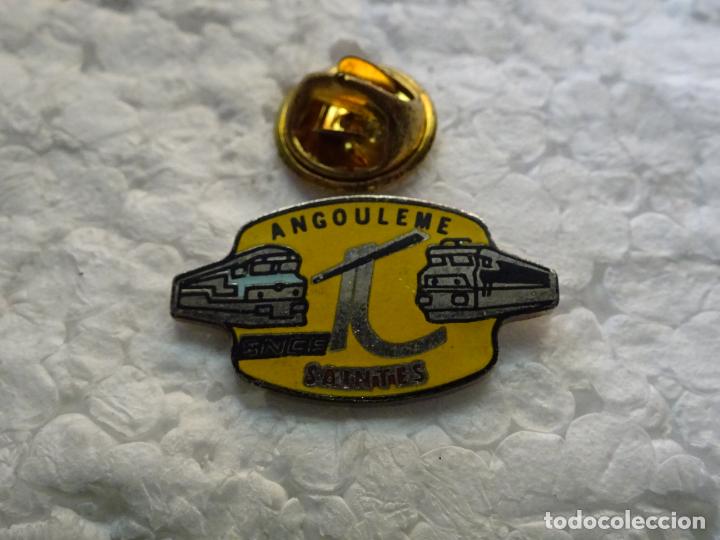 Pins de colecci&oacute;n: PIN DE TRENES FERROCARRILES. TREN LOCOMOTORA FRANCIA. SNCF ANGOULEME SAINTES