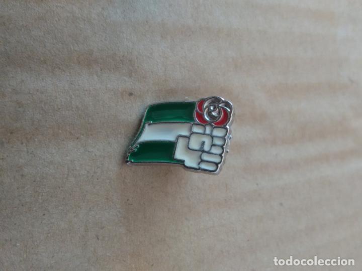 Pins e Spille di collezione: PIN ROSA ROJA PU&Ntilde;O BLANCO LOGO ANDALUCIA PUBLICIDAD POL&Iacute;TICA PSOE, PARTIDO SOCIALISTA OBRERO ESPA&Ntilde;OL