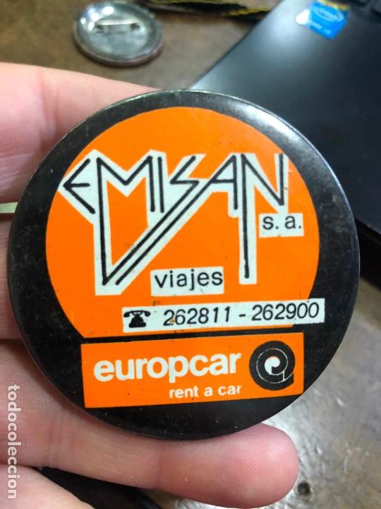Pins de colecci&oacute;n: CHAPA EMISAN VIAJES - Foto 1