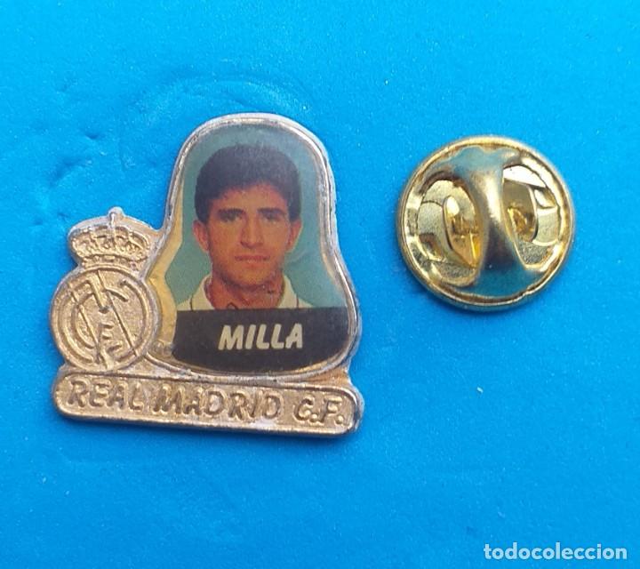 Pins de colecci&oacute;n: PIN FUTBOL - JUGADOR DEL REAL MADRID - MILLA