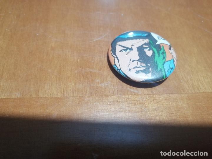 Pins de colecci&oacute;n: SPOCK. STAR TREK.  CHAPA DE 31 MM. DE DI&Aacute;METRO. TRASERA DE METAL. SIN USO. BUEN ESTADO. DIFICIL