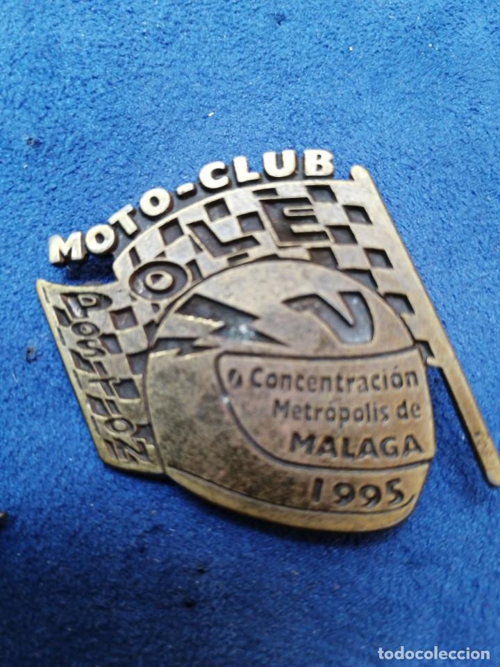 Pins e Spille di collezione: PINS MOTO CLUB MALAGA POLE POSITION ( 5&ordm; CONCENTRACION METROPOLIS MALAGA )1995