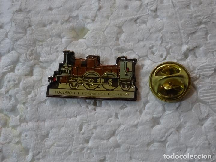 Pin's de collection: PIN DE TRENES FERROCARRILES. LOCOMOTORA VAPOR