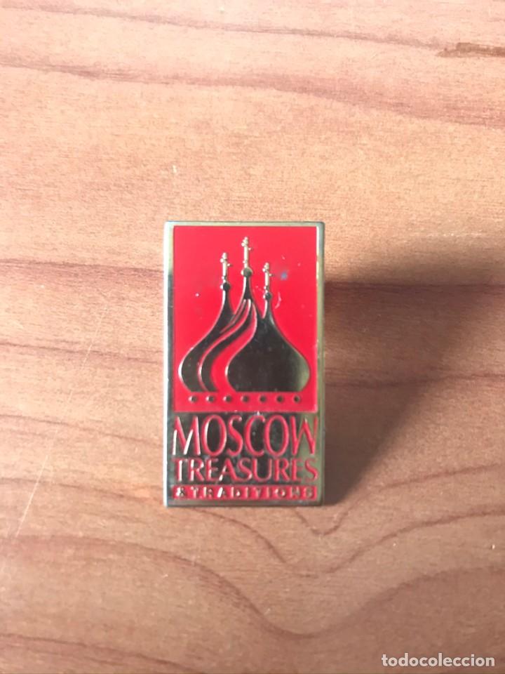 Pins de colecci&oacute;n: PIN MOSCU - TESOROS Y TRADICIONES - REVERSO EXPOSICION PATROCINADA POR BOEING