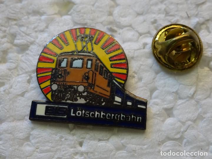 Pins de colecci&oacute;n: PIN DE TRENES FERROCARRILES. SUIZA. TREN ALPINO L&Ouml;TSCHBERGBAHN
