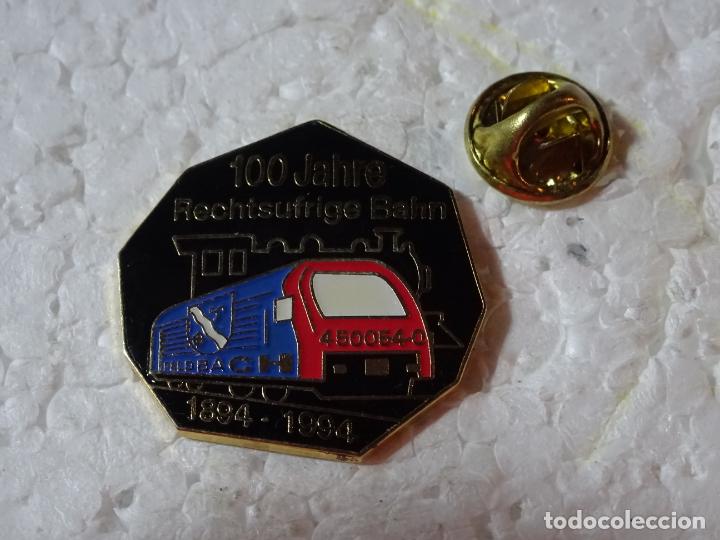 Pins de colecci&oacute;n: PIN DE TRENES FERROCARRILES. AUSTRIA. 100 A&Ntilde;OS L&Iacute;NEA FELBACH RECHTSUFRIFE BAHN
