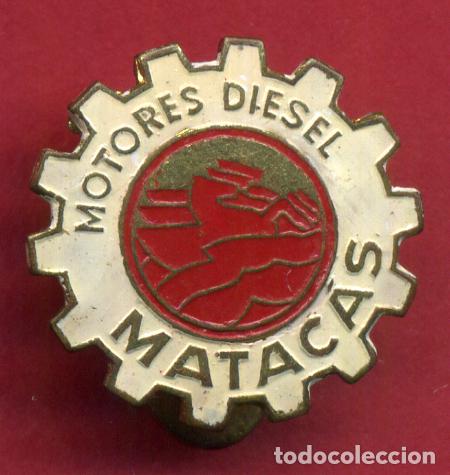 Pins e Spille di collezione: PIN INSIGNIA PUBLICIDAD MOTORES DIESEL MATACAS REVERSO SOLAPA ORIGINAL PP4