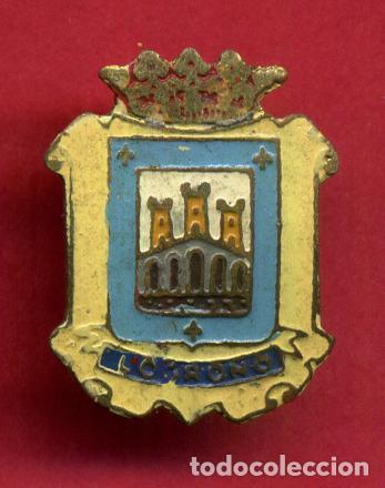 Pins e Spille di collezione: PIN INSIGNIA PUBLICIDAD ESCUDO LOGRO&Ntilde;O LA RIOJA REVERSO AGUJA ORIGINAL PP5